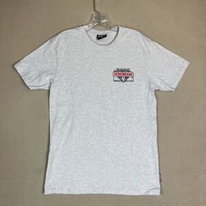 Icecream T Shirt Mens M Ivory Cold Goods Graphic Print Crew Neck Regular‎ Fit